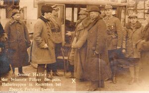 Generał Haller w Kolibkach u Kukowskich.
