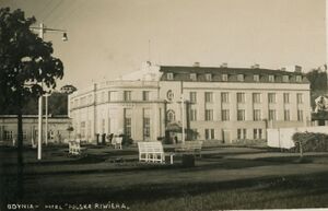 Hotel Polska Riwiera – pocztówka.