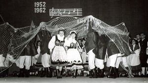 Koncert jubileuszowy Zespołu Pieśni i Tańca Arka z okazji 10-lecia Teatru Muzycznego w Gdyni.