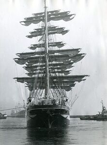Operacja Żagiel ’74 – żaglowiec Kruzenstern.