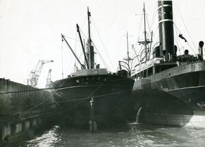 Poświęcenie statku Robur VIII (późniejsza nazwa: Zagłoba)