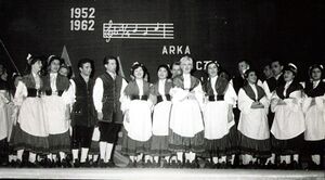 Koncert jubileuszowy Zespołu Pieśni i Tańca Arka z okazji 10-lecia Teatru Muzycznego w Gdyni.