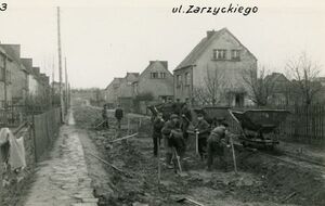Witomino - budowa ul. Zarzyckiego.