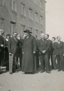 Wizyta biskupa morskiego Stanisława Okoniewskiego w Gdyni.