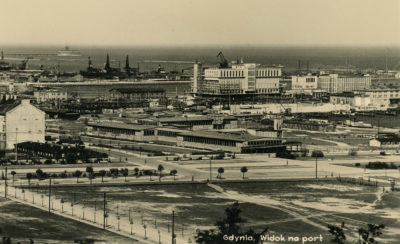 Widok na port Gdyni