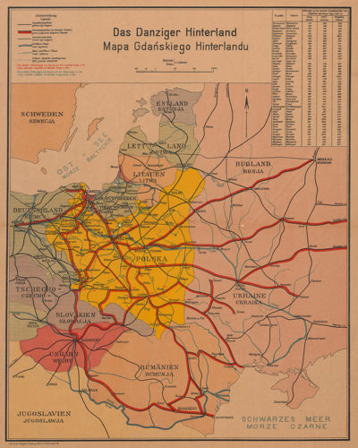 Mapa Gdańskiego Hinterlandu