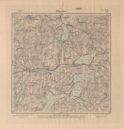 Mapa sztabowa: Chmelno (język niemiecki)