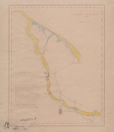 Mapa: Segelkarte d. Danziger- Bucht für 1943.