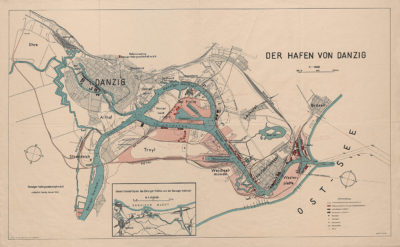 Plan: Der Hafen von Danzig.