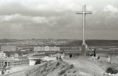 Panorama portu i miasta Gdyni z Kamiennej Góry