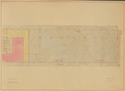 Magazyn Tranzytowy – plan sytuacyjny parteru