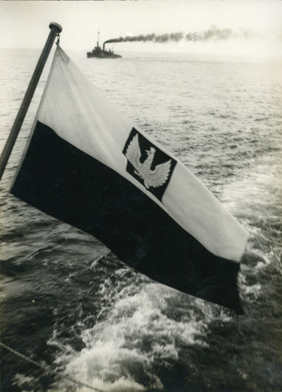 Bandera statku pasażerskiego s/s „Gdańsk”