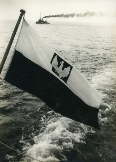 Bandera statku pasażerskiego s/s ?Gdańsk?