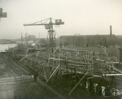 Budowa statku pasażerskiego s/s “Gdańsk”
