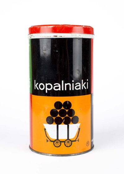 Puszka  metalowa po cukierkach „Kopalniaki”