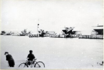Basen Żeglarski w 1945 r.