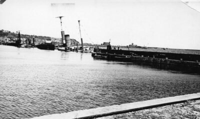 Port w Gdyni w 1945 r.